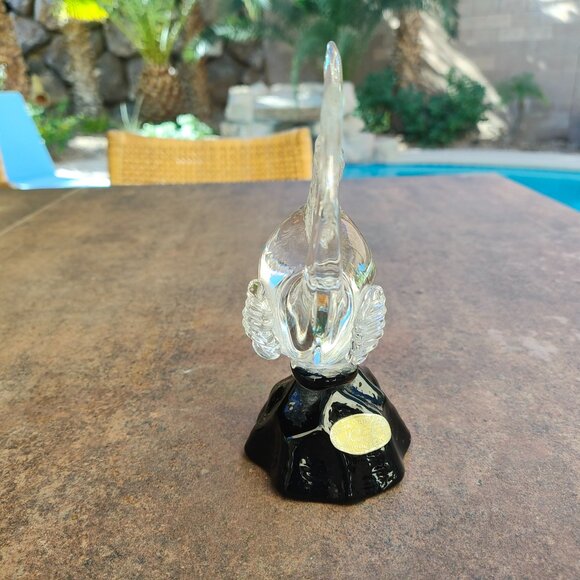 Icet Arte Murano Glass Fish Sculpture / Figurine on Black Base - See Description - Picture 4 of 13